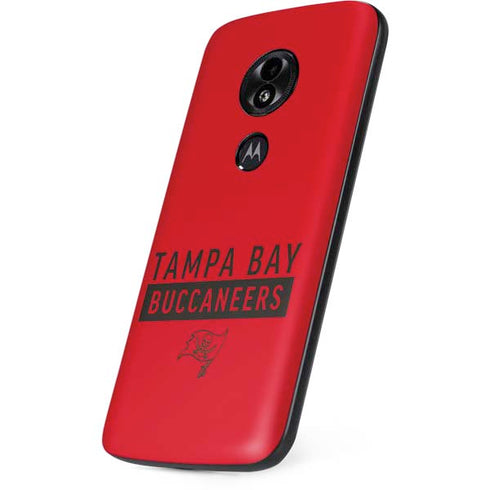 NFL Tampa Bay Buccaneers Red Performance Series Moto E5 Play Skin